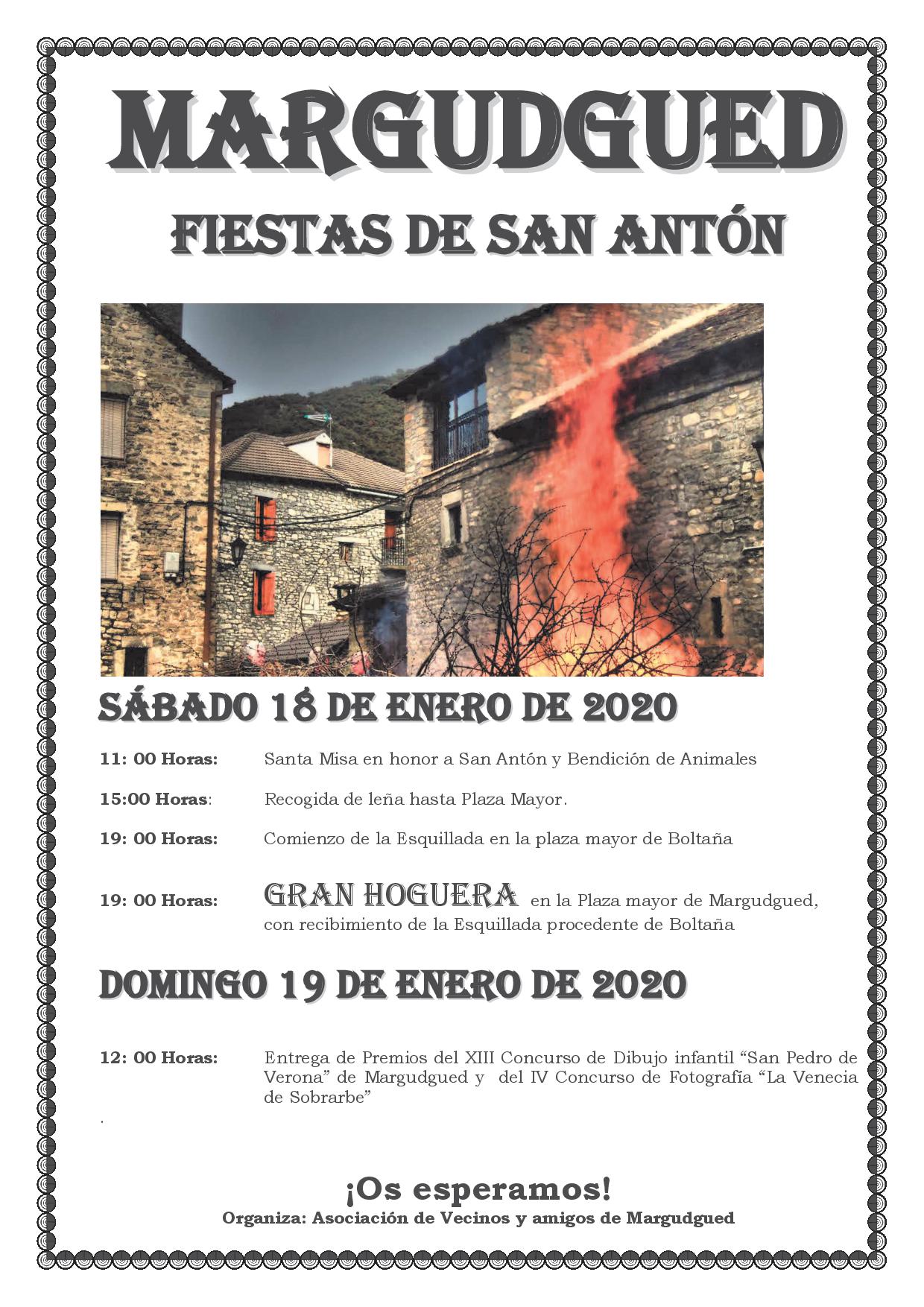 cartel fiestas San Antón 2020